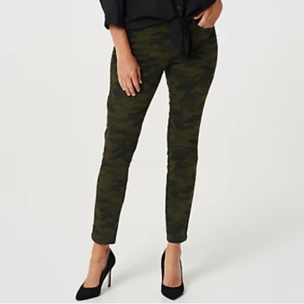 Belle by Kim Gravel TripleLuxe Twill Jeans Camo  14514